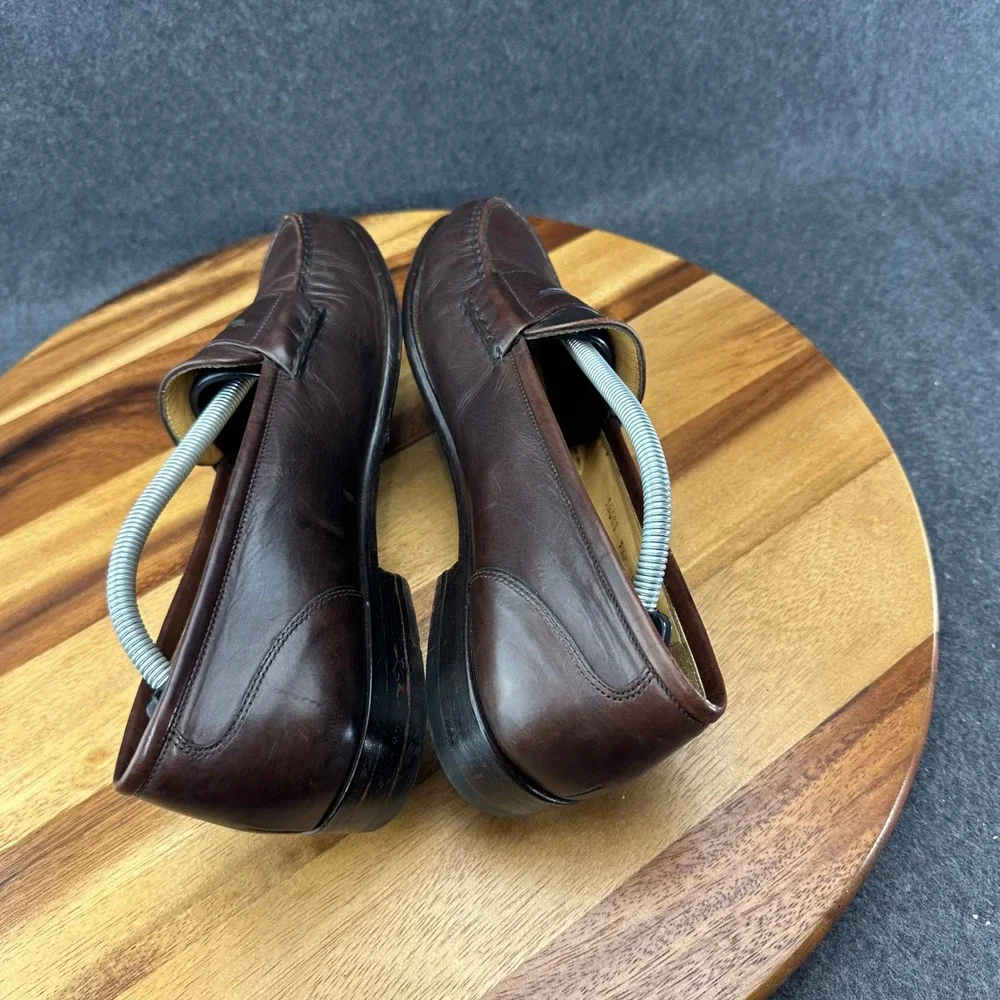 Green Label Cole Haan 10096 Penny Loafer Cordovan Leather Shoe Sz 7.5M Made USA